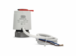 Termoelektrický pohon na 230 V SEH101-NC (bez napětí zavřeno NC).