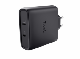 TRUST MAXO 100W 2P USB-C GAN CHARGER BLK