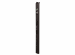 Planet IPM-16230, IP vertikální ovládání 16x zásuvek 240V/10A, 0U Rack, LED+displej, 2 kaskádové porty, port pro senzor