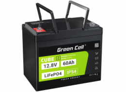 Green Cell Baterie CUBE LiFePO4 60Ah 12,8V 768Wh lithium-železo-fosfátová pro elektromotory, karavany, výtahy