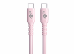 TB USB C - USB C 60W Jelly kabel 1m růžový
