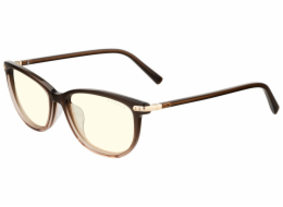 GUNNAR kancelářske/herní brýle  INGRID COCOA FADE CRYSTAL čirá skla  BLF 35 GUNNAR focus