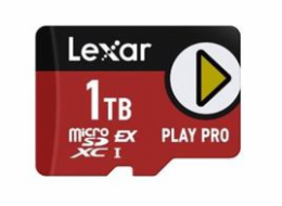 Lexar paměťová karta 1TB PLAY PRO microSDXC™ Express 7, čtení/zápis 900/600 MB/s