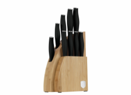 Sada nožů se stojanem BAMBOO 10 ks Matte Black Collection BH-2979