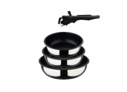 Sada pánví nerez s nepřilnavým povrchem  Click&Cook 3 ks 18, 20, 24 cm BG-32292-MM