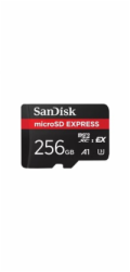 SanDisk micro SDXC karta 256GB Express (880/650 MB/s,  A1,  UHS-I,  U3)