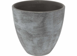 Keramické květináče sada 3 ks šedá KO-066900340