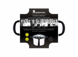 Hrnec s poklicí nerez FOODIES 28 cm 9,5 litru BGMP-1506-BK