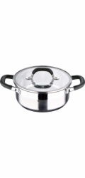 Kastrol s poklicí nerez MIDNIGHT 20 cm 2,3 litru BG-32082-MM