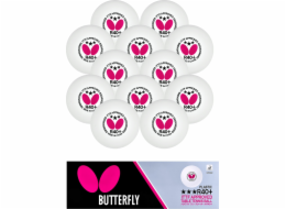 Butterfly Míčky na stolní tenis bílé - 12 ks.