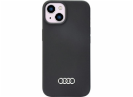 Audi Silikonový kryt pro iPhone 14 6.1 černý/černý pevný kryt AU-LSRIP14-Q3/D1-BK