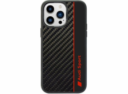 DefaultBrand Pouzdro Audi Carbon Fiber pro iPhone 14 Pro 6.1 černé/černé AUS-TPUPCIP14P-R8/D1-BK