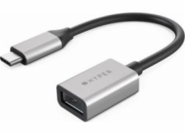 Hyper USB adaptér USB-C - USB stříbrný (HD425D-GL)