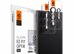 Spigen Spigen Glass EZ Fit Optik Pro 2 ks, černé - Samsung Galaxy S23 Ultra