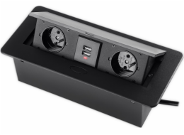 Spacetronik Stolní Zásuvka Otevírání 2x USB Spacetronik SPS-D24B
