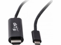 LMP Kabel USB-C - HDMI 1,8 m černý (USBC-HDMI-B)