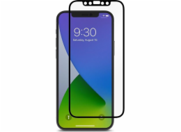 Moshi Moshi iVisor AG - Matná ochranná fólie na displej pro iPhone 12 / iPhone 12 Pro (s černým rámečkem)