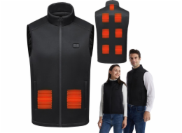 Mozos Vyhřívaná elektrická vesta HV4, unisex, velikost XXL, černá
