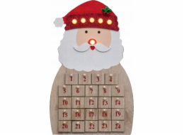 NoName Adventní kalendář svítící ve tvaru Santa Clause pro vaše vlastní dotvoření