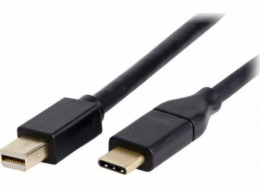 LMP Kabel USB-C na mini DisplayPort 1,8 m černý (LMP-USBC-M-DPC-B)