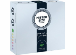 Mister Size Kondomy Mister Size Condoms určené pro velikost 47 mm, 36 ks.