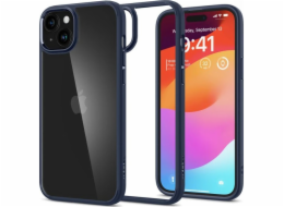 Spigen Crystal Hybrid, tmavě modrá - iPhone 15 Plus