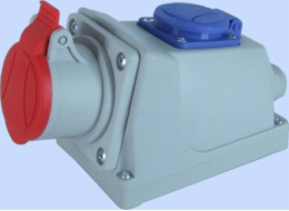 Elektromet Pevná zásuvka KOMBI 16A 4P 400V IP44 GSC (921841)