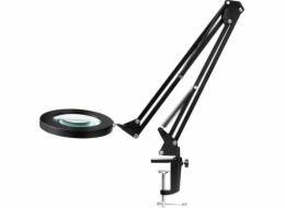 Activeshop STOLNÍ ZVĚTŠOVACÍ LAMPA LED GLOW 308, ČERNÁ