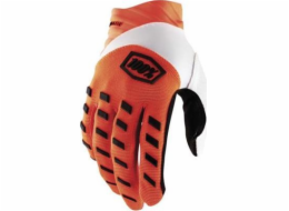 100% Rukavice 100% AIRMATIC Rukavice fluo oranžová velikost. M (délka ruky 187-193 mm) (NOVINKA)