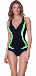 Aqua-Speed Plavky Greta Aqua-Speed černo-zelené velikosti. 36 (AquaSpeed5533)