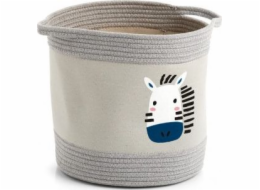 Zeller Dětský úložný koš Zebra, bavlna/polyester, 30x30 cm