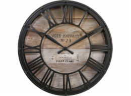 Atmosphera Nástěnné hodiny Brown Vintage 39 cm