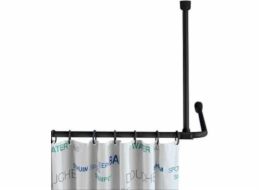 Wenko stropní sprchová tyč 57 cm hliníková černá