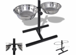 Pets Collection Miska pro psy na nastavitelném stojanu 2x1,8l univerzální