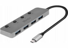 Lindy USB HUB Lindy USB Hub USB 3.0 4portový s ON/OFF