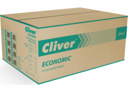 Cliver Papírové utěrky ZZ CLIVER 1W (20 x 200 ks), bílé