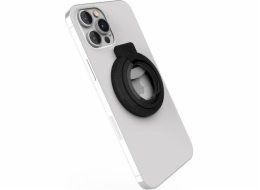 STM STM MagLoop - Držák na prsty MagSafe s funkcí stojánku + otvírák (černý)