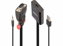 Lindy Adaptér Lindy VGA a audio na HDMI, USB adaptér