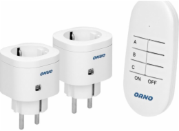 Orno ORNO SADA 2 ZÁSUVEK + DÁLKOVÝ OVLADAČ OR-GB-439(GS)