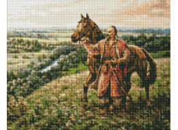 Ideyka Diamantová mozaika - Kozácký duch 40x50cm