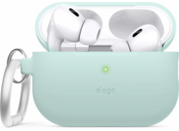 Elago Silikonové pouzdro Elago AirPods Pro 2 Hang - pouzdro s karabinou pro AirPods Pro 2 mint - záruka bezpečnosti. Jednoduché splátky. Doprava zdarma od 170 PLN.