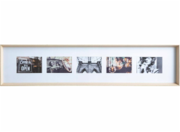 Atmosphera Frame AXEL 5-fotorámek, 22 x 97 cm, béžový