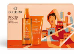 Collistar COLLISTAR SET (HYDRATAČNÍ SUCHÝ OLEJ PRO OPALOVÁNÍ SPF 6 + REGENERAČNÍ HYDRATAČNÍ KRÉM PO OPALOVÁNÍ + ŠAMPON + KOSMETICKÁ TAŠKA)