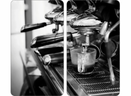 Kesper krájecí prkénko, skleněné varné desky s protiskluzovými nožičkami, ESPRESSO