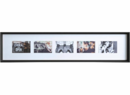 Atmosphera Frame AXEL 5-fotorámek, 22 x 97 cm, černý