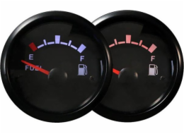 Auto Gauge Automatický budík s hodinami Automatický budík T90 52 mm - hladina paliva 240-33 ohmů