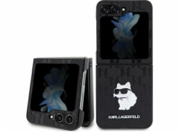 Karl Lagerfeld Karl Lagerfeld KLHCZF5SAPCHNPK Z Flip5 F731 hardcase černá/černá saffiano monogram Choupette odznak