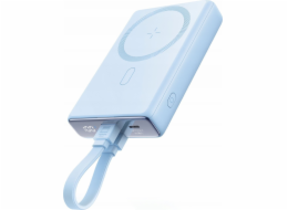 Joyroom Powerbanka JR-PBM01 MagSafe 10000mAh 20W se stojánkem + kabel Lightning / USB-C modrá