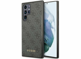 Guess Hodinky GUHCS24LG4GFGR S24 Ultra S928 černé/černé pevné pouzdro 4G Metal Gold Logo