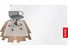 MemoBe Podložka pod židli MemoBe 140x100cm mléčná